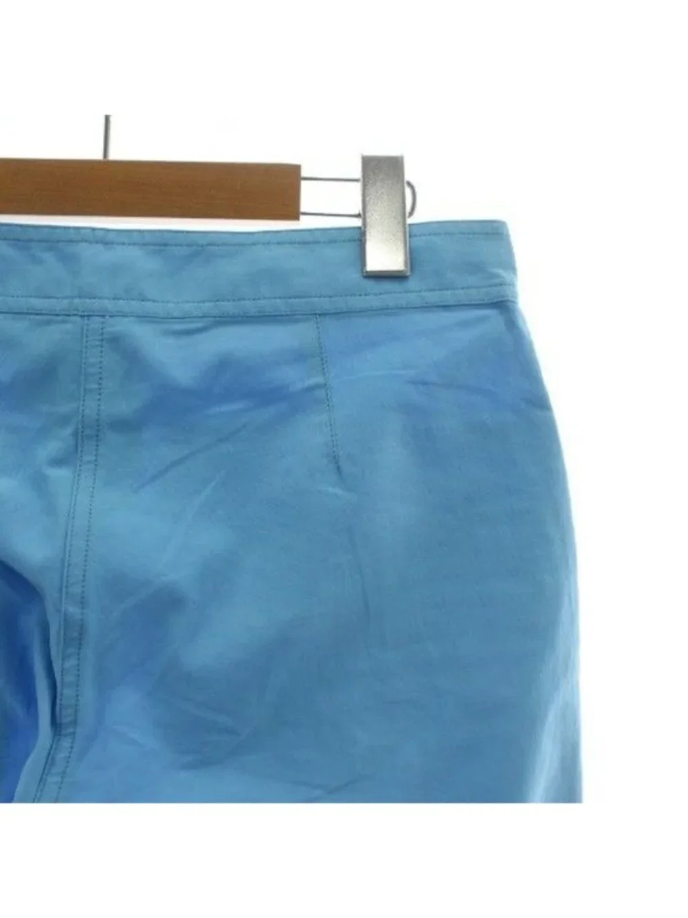 Chanel Sports Line Cropped Pants CC Logo Embroidery Patch Zip Fly Blue